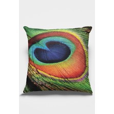 RugViva Dokuma Leke Tutmaz Premium Tay Tüyü Kumaş Çift Taraflı Kırlent Yastık Kılıfı Renkli 43 x 43 cm KRL234