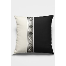 RugViva Premium Tay Tüyü Çift Taraflı Kırlent Kılıfı Dokuma Leke Tutmaz Kumaş Avangarde 43 x 43 cm KRL146