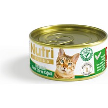 Nutri Feline Tahılsız Ton Balıklı, Tavuk Etli ve Ciğerli Kedi Konservesi 85 gr