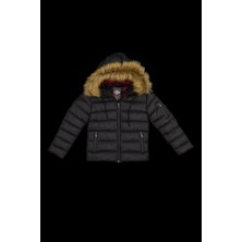 Lee Cooper Manno Erkek Çocuk Mont Siyah