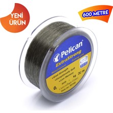 Pelican Bobin Misina 600 mt Kamuflaj Yeşil Extra Strong