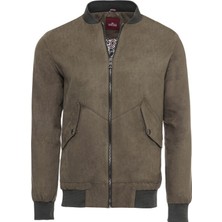 Wessi Haki Cepli Süet Bomber Mont
