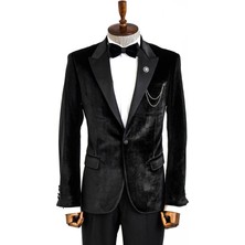 Wessi Siyah Slimfit Damatlık Ceket Erk %20 Polyester %80 Viskon Kalite ve Şıklıkek