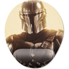 Pixxa The Mandalorian Bilek Destekli Mousepad Model - 3 Oval