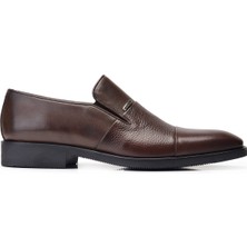Nevzat Onay Kahverengi Klasik Loafer Erkek Ayakkabı -11862-
