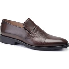 Nevzat Onay Kahverengi Klasik Loafer Erkek Ayakkabı -11862-