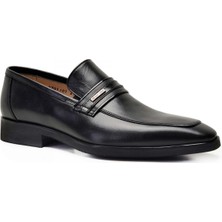 Nevzat Onay Siyah Günlük Erkek Loafer Ayakkabı