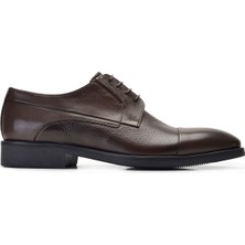 Hakiki Deri Kahverengi Klasik Bağcıklı Erkek Ayakkabı -11969-