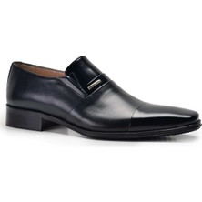 Nevzat Onay Siyah Klasik Loafer Erkek Ayakkabı -7741-