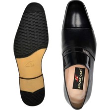 Nevzat Onay Siyah Klasik Loafer Erkek Ayakkabı -7741-