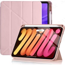 MobaxAksesuar Xiaomi Mi Pad 5 / 5 Pro 11 Inç Kılıf Kalem Şarj Bölmeli Case Arkası Şeffaf