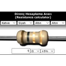 OEM 1 R (Ohm) Direnç 1 Wat