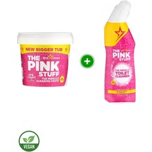 The Pink Stuff Mucizevi Temizlik Macunu 850 gr + Mucizevi Tuvalet Temizleyici 750 ml