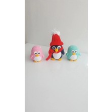 Design By Oykum 3'lü Amigurumi  Penguen Oyuncak