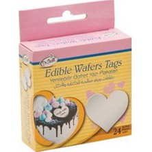 Dr. Gusto  Kalp Yenilebilir Gofret Kağıdı Yazı Plakası 24'lü