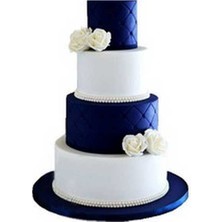 Pasta Cumhuriyeti Jelatinsiz Lacivert Şeker Hamuru - 2.5 kg