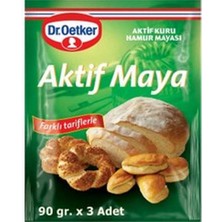 Dr. Oetker Aktif Kuru Hamur Mayası 90 gr x 3 Adet