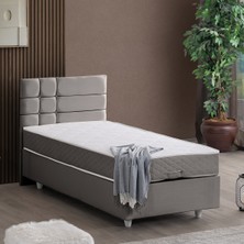 Setay Almada Baza Başlık Letto Yatak Seti - Gri