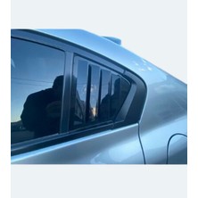 Buum Garaj Honda Civic Fb7 Kelebek Cam Vizör (Parlak Siyah) (Plastik)
