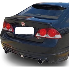 Buum Garaj Honda Civic Fb7 Civic Cam Üstü Spoiler Piano Black (Plastik)