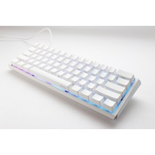 Ducky One 3 Mını Mekanik Silent Red Swich Q Tr White Keycaps Rgb LED Gaming Klavye