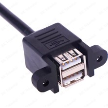 BK Teknoloji Pc Anakart 9 Pin Header Panel Tipi Vidalı 2x USB 2.0 Dişi Kablo