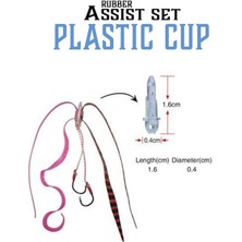 Fujin Rubber Assist Set Plastic Cup Aksesuar