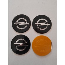 Compax Opel Jant Kapak Etiketi Kabartmalı Göbek Etiketi Yapıştırma 60MM