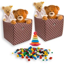 Ofisbazaar Katlanabilir Ikili Oyuncak Organizeri  Çocuk Odası