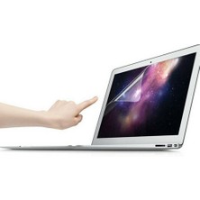 Arabulalaca Macbook Air 13.6 İNÇ A2681 Uyumlu M2 - A3113 M3 Çip Parlak Kristal Şeffaf Kılıf + Ekran Koruyucu Film