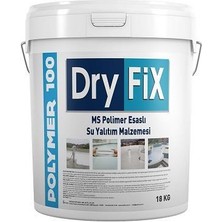 Pamukkale Dryfix POLYMER100 Polimer Esaslı Su Yalıtım Malzemesi 18 kg Beyaz