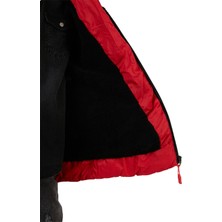 Life For Moda Erkek Çocuk Içi Peluş Astarlı Çıkarılabilir Kapüşonlu Su Geçirmez Mont 5053