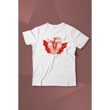 Kendim Seçtim Dragon House Of Targaryen Aegon Ejder Alev Baskılı Çocuk T-Shirt