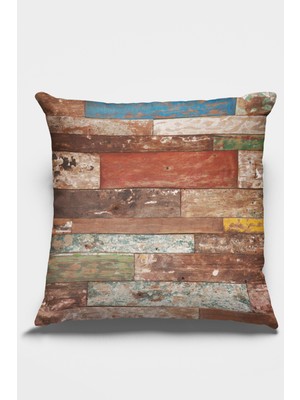 RugViva Premium Tay Tüyü Dokuma Leke Tutmaz Kumaş Çift Taraflı Kırlent Yastık Kılıfı Renkli 43X43 Cm KRL029