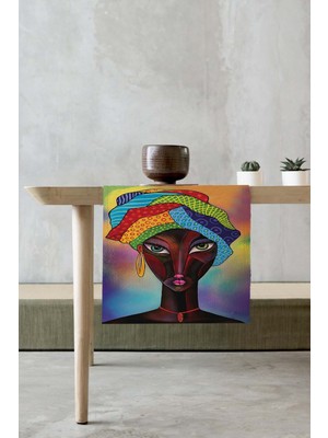 RugViva Elit Dokuma Leke Tutmaz Tay Tüyü Kumaş Masa Örtüsü Ranır 40X140 Cm RNR065