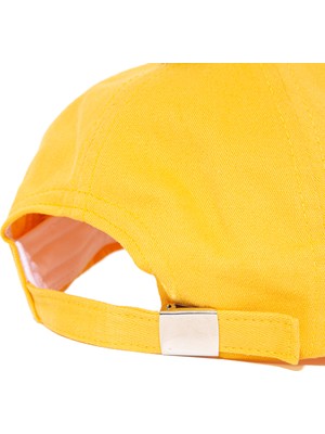 Mavi Erkek Mühür Logo Baskılı Sarı Şapka 092225-71350