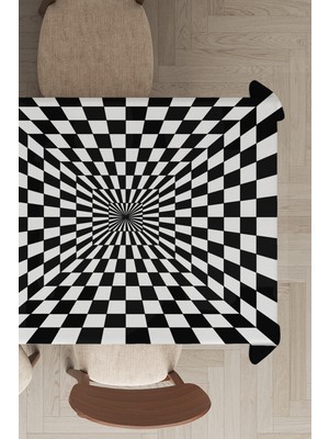 RugViva Leke Tutmayan Dokuma Elit Yıkanır Leke Tutmayan Kumaş Ilizyon Masa Örtüsü MSO206