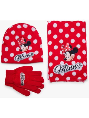 Koton Koton Minnie Baskılı Atkı Seti