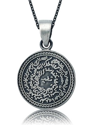 Gumush Gümüş Kıtmirr ve Mühr-Ü Şerif Bayan Kolye