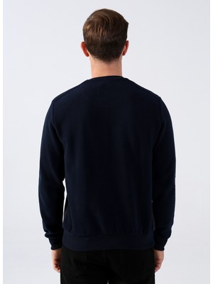 Lee Cooper O Yaka Kahve Erkek Sweatshirt 231 Lcm 241009 Ethan Kahve-Karamel