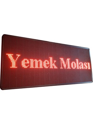 Sanec Zaman Ayarlı Fabrika Yemek Çay Molası Işbaşı Paydos Tabelası (Kasa: 70X166 Cm)