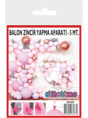 Hayaller Dükkanı Karışık Makaron Balon Zinciri  101 Parça