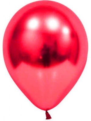 Hayaller Dükkanı Balon Krom Parlak 12 Inc Kırmızı Pk:50