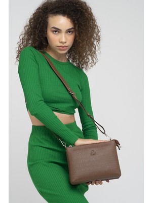 United Colors Of Benetton Kadın Çapraz Çanta Kahve BNT856