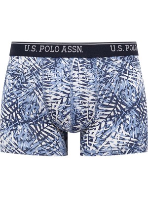 U.S. Polo Assn. Erkek Baskılı-Lacivert 2'li Boxer 80477