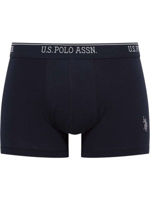 U.S. Polo Assn. Erkek Baskılı-Lacivert 2'li Boxer 80477