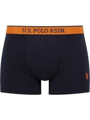 U.S. Polo Assn. Erkek Baskılı-Lacivert 2'li Boxer 80478