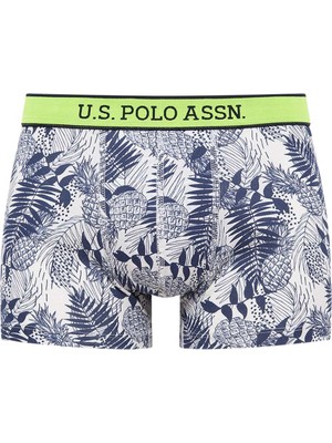 U.S. Polo Assn. Erkek Baskılı-Gri 2'li Boxer 80479