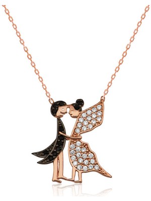 Himarry 925 Ayar Gümüş Aşık Kelebekler Kadın Gümüş Kolye