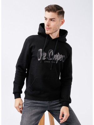 Lee Cooper Kapüşon Yaka Siyah Erkek Sweatshirt 231 Lcm 241014 Gregory Sä°yah